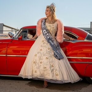 50’s vintage evening gown